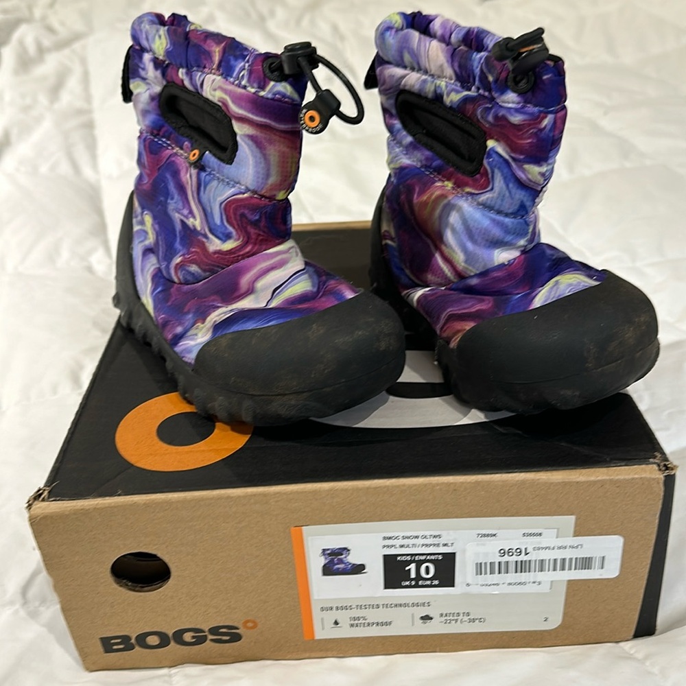 Bogs toddler winter boots- size 10